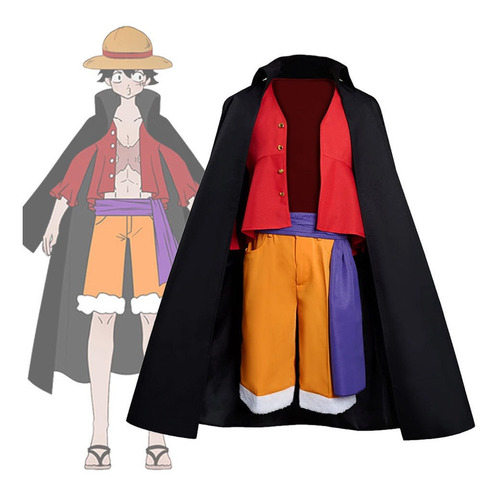 Roupa De Cosplay One Piece Cos Luffy